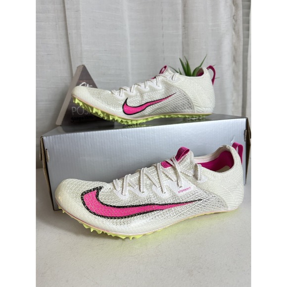 ✅ Nike Zoom Superfly Elite 2 Men Size 11 Track Spikes White Sail Pink *No Spikes